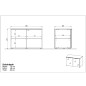 Germania Banco zapatero GW-Rimini 75x40x48 cm grafito y blanco Germania Banco zapatero GW-Rimini 75x40x48 cm grafito y blanco
