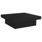 vidaXL Mesa de centro madera contrachapada negro 90x90x28 cm vidaXL Mesa de centro madera contrachapada negro 90x90x28 cm