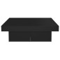 vidaXL Mesa de centro madera contrachapada negro 90x90x28 cm vidaXL Mesa de centro madera contrachapada negro 90x90x28 cm