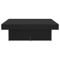 vidaXL Mesa de centro madera contrachapada negro 90x90x28 cm vidaXL Mesa de centro madera contrachapada negro 90x90x28 cm