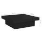 vidaXL Mesa de centro madera contrachapada negro 90x90x28 cm vidaXL Mesa de centro madera contrachapada negro 90x90x28 cm