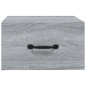 vidaXL Mesita de noche de pared color gris Sonoma 35x35x20 cm vidaXL Mesita de noche de pared color gris Sonoma 35x35x20 cm