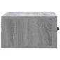 vidaXL Mesita de noche de pared color gris Sonoma 35x35x20 cm vidaXL Mesita de noche de pared color gris Sonoma 35x35x20 cm