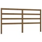 vidaXL Cabecero de cama madera maciza de pino marrón miel 186x4x100 cm vidaXL Cabecero de cama madera maciza de pino marrón miel 186x4x100 cm