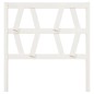 vidaXL Cabecero de cama madera maciza de pino blanco 81x4x100 cm vidaXL Cabecero de cama madera maciza de pino blanco 81x4x100 cm