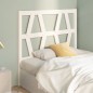 vidaXL Cabecero de cama madera maciza de pino blanco 81x4x100 cm vidaXL Cabecero de cama madera maciza de pino blanco 81x4x100 cm