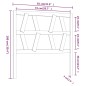 vidaXL Cabecero de cama madera maciza de pino blanco 81x4x100 cm vidaXL Cabecero de cama madera maciza de pino blanco 81x4x100 cm
