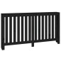vidaXL Cubierta de radiador madera maciza de pino negro 153x19x84 cm vidaXL Cubierta de radiador madera maciza de pino negro 153x19x84 cm