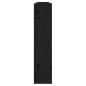 vidaXL Cubierta de radiador madera maciza de pino negro 153x19x84 cm vidaXL Cubierta de radiador madera maciza de pino negro 153x19x84 cm