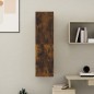 vidaXL Mueble para TV de pared color roble ahumado 30,5x30x110 cm vidaXL Mueble para TV de pared color roble ahumado 30,5x30x110 cm