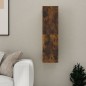 vidaXL Mueble para TV de pared color roble ahumado 30,5x30x110 cm vidaXL Mueble para TV de pared color roble ahumado 30,5x30x110 cm