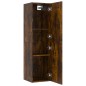 vidaXL Mueble para TV de pared color roble ahumado 30,5x30x110 cm vidaXL Mueble para TV de pared color roble ahumado 30,5x30x110 cm