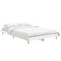 vidaXL Estructura de cama de madera contrachapada blanca 120x190 cm vidaXL Estructura de cama de madera contrachapada blanca 120x190 cm