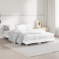 vidaXL Estructura de cama de madera contrachapada blanca 120x190 cm vidaXL Estructura de cama de madera contrachapada blanca 120x190 cm