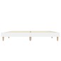 vidaXL Estructura de cama de madera contrachapada blanca 120x190 cm vidaXL Estructura de cama de madera contrachapada blanca 120x190 cm
