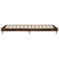 vidaXL Estructura de cama madera contrachapada roble ahumado 90x190 cm