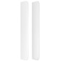 vidaXL Cabecero con orejas de cuero sintético blanco 203x16x118/128 cm vidaXL Cabecero con orejas de cuero sintético blanco 203x16x118/128 cm