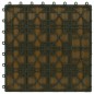 vidaXL Baldosas porche relieve profundo WPC 30x30 cm 1 m² teca 11 uds vidaXL Baldosas porche relieve profundo WPC 30x30 cm 1 m² teca 11 uds
