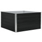 vidaXL Jardinera elevada de acero galvanizado antracita 100x100x45 cm vidaXL Jardinera elevada de acero galvanizado antracita 100x100x45 cm
