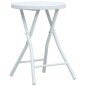 vidaXL Taburetes plegables de jardín 4 uds HDPE aspecto ratán blanco vidaXL Taburetes plegables de jardín 4 uds HDPE aspecto ratán blanco