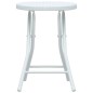 vidaXL Taburetes plegables de jardín 4 uds HDPE aspecto ratán blanco vidaXL Taburetes plegables de jardín 4 uds HDPE aspecto ratán blanco