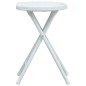 vidaXL Taburetes plegables de jardín 4 uds HDPE aspecto ratán blanco vidaXL Taburetes plegables de jardín 4 uds HDPE aspecto ratán blanco