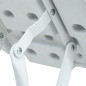 vidaXL Taburetes plegables de jardín 4 uds HDPE aspecto ratán blanco vidaXL Taburetes plegables de jardín 4 uds HDPE aspecto ratán blanco