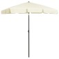 vidaXL Sombrilla de playa arena amarillo 180x120 cm vidaXL Sombrilla de playa arena amarillo 180x120 cm