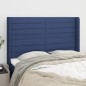 vidaXL Cabecero con orejas de tela azul 147x16x118/128 cm vidaXL Cabecero con orejas de tela azul 147x16x118/128 cm