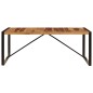 vidaXL Mesa de comedor de madera maciza de sheesham 200x100x75 cm 