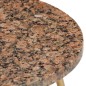 vidaXL Mesa de centro piedra real textura de mármol rojo 40x40x40 cm vidaXL Mesa de centro piedra real textura de mármol rojo 40x40x40 cm