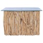 vidaXL Mesa de centro con superficie de vidrio teca maciza 66x66x40 cm vidaXL Mesa de centro con superficie de vidrio teca maciza 66x66x40 cm