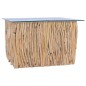 vidaXL Mesa de centro con superficie de vidrio teca maciza 66x66x40 cm vidaXL Mesa de centro con superficie de vidrio teca maciza 66x66x40 cm