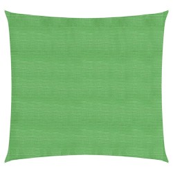 vidaXL Toldo de vela HDPE verde claro 160 g/m² 4,5x4,5 m