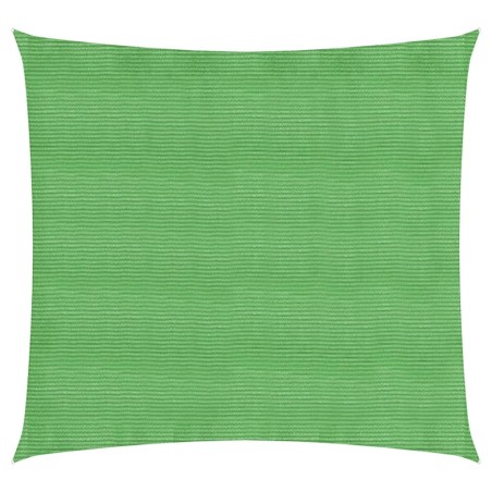 vidaXL Toldo de vela HDPE verde claro 160 g/m² 4,5x4,5 m