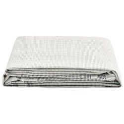 vidaXL Alfombra para tienda de campaña gris 650x250 cm