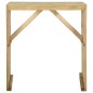 vidaXL Mesa de bar de madera de pino impregnada 100x60x110 cm vidaXL Mesa de bar de madera de pino impregnada 100x60x110 cm