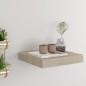 vidaXL Estante flotante de pared MDF color roble 23x23,5x3,8 cm vidaXL Estante flotante de pared MDF color roble 23x23,5x3,8 cm