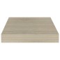 vidaXL Estante flotante de pared MDF color roble 23x23,5x3,8 cm vidaXL Estante flotante de pared MDF color roble 23x23,5x3,8 cm