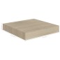 vidaXL Estante flotante de pared MDF color roble 23x23,5x3,8 cm vidaXL Estante flotante de pared MDF color roble 23x23,5x3,8 cm
