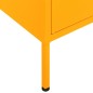 vidaXL Armario de almacenamiento acero amarillo mostaza 80x35x101,5 cm