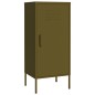 vidaXL Armario de almacenamiento acero verde oliva 42,5x35x101,5 cm vidaXL Armario de almacenamiento acero verde oliva 42,5x35x101,5 cm