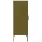 vidaXL Armario de almacenamiento acero verde oliva 42,5x35x101,5 cm vidaXL Armario de almacenamiento acero verde oliva 42,5x35x101,5 cm