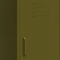 vidaXL Armario de almacenamiento acero verde oliva 42,5x35x101,5 cm vidaXL Armario de almacenamiento acero verde oliva 42,5x35x101,5 cm
