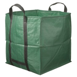 Nature Bolsa de basura para jardín cuadrada verde 325 L 6072401   