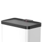 Hailo Cubo de basura pedal Oko Trio Plus TamañoL 3x9 L blanco 0633-230 Hailo Cubo de basura pedal Oko Trio Plus TamañoL 3x9 L blanco 0633-230