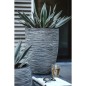 Capi Jarrón Nature Rib elegante bajo gris antracita 36x47 cm KOFZ782 Capi Jarrón Nature Rib elegante bajo gris antracita 36x47 cm KOFZ782
