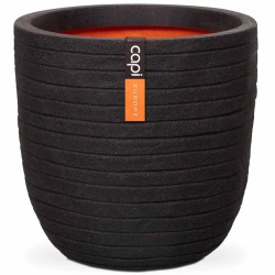 Capi Macetero Nature Row negro 43x41 cm KBLRO933 