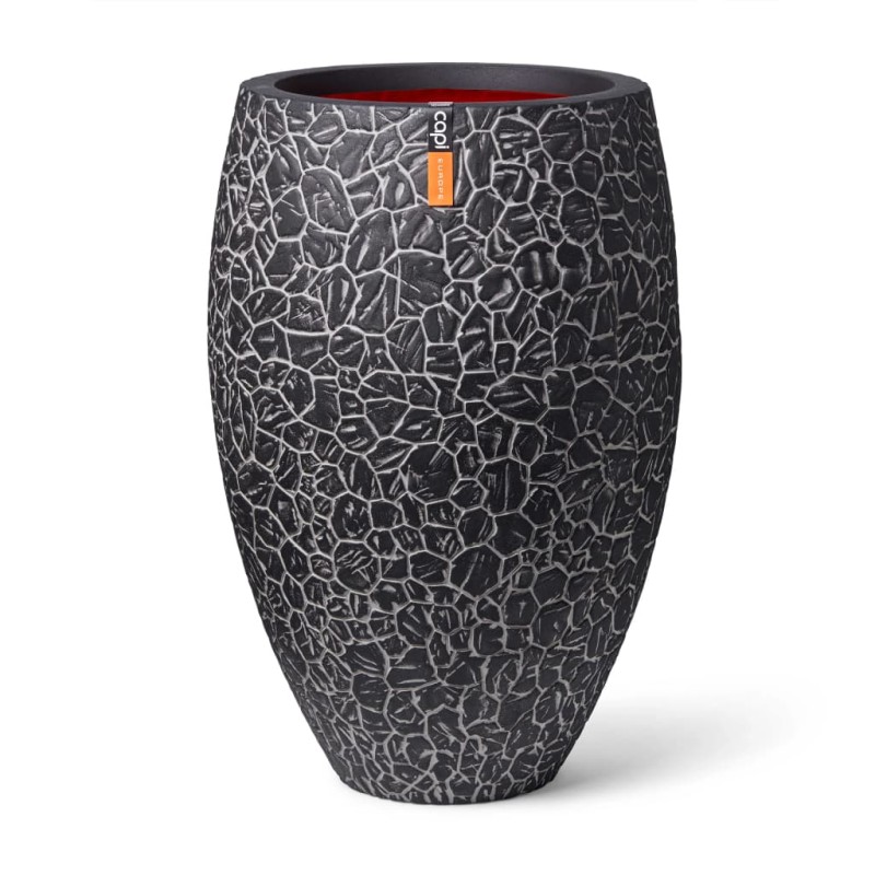 Capi Jarrón Clay elegante Deluxe gris 50x72 cm Capi Jarrón Clay elegante Deluxe gris 50x72 cm