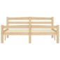 vidaXL Estructura de cama de madera maciza de pino 120x200 cm vidaXL Estructura de cama de madera maciza de pino 120x200 cm